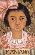 Frida Kahlo Portrait of Mariana Morillo oil on canvas